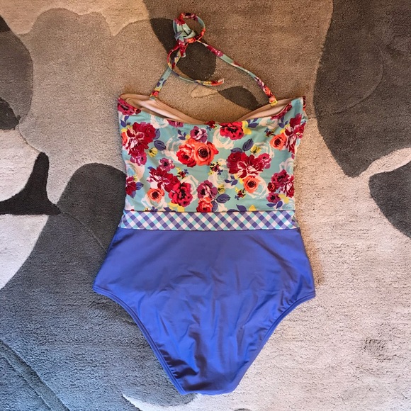 Design Lab One Piece Swimsuit, GUC, L - Picture 13 of 13